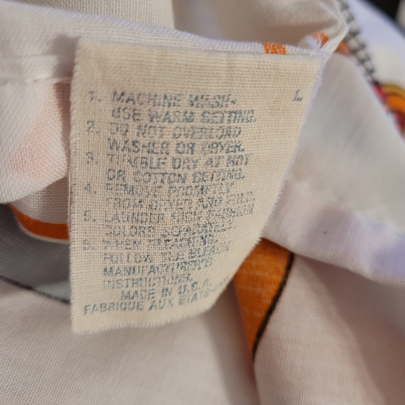 VTG Pacific Disney Alphabet Double Flat Sheet Mickey Minnie Donald Goofy - Picture 8 of 8